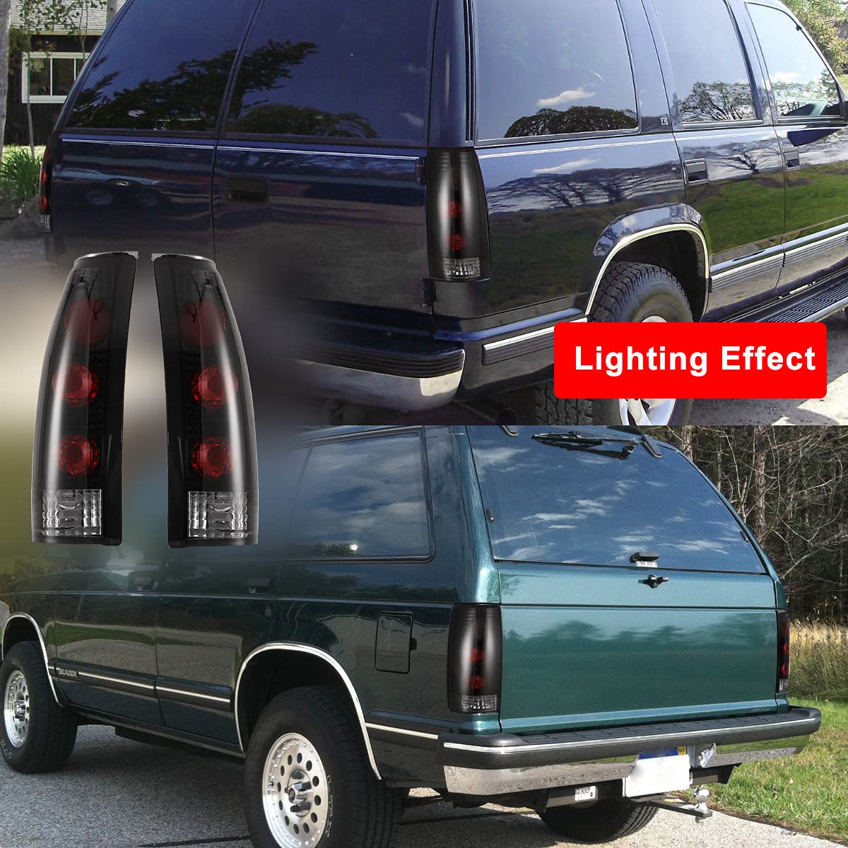 Amazon.com: Nixon Offroad Tail Lights for GMC Yukon 1992-1999